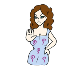 Tsundere mom2 sticker #6415671