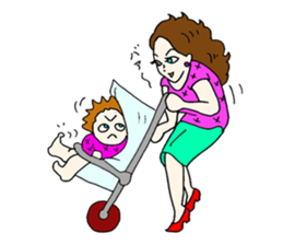 Tsundere mom2 sticker #6415679