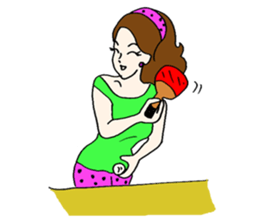 Tsundere mom2 sticker #6415681