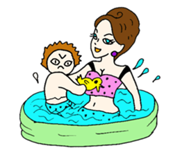 Tsundere mom2 sticker #6415684