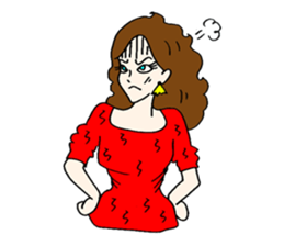 Tsundere mom2 sticker #6415685