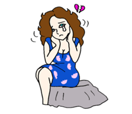 Tsundere mom2 sticker #6415686