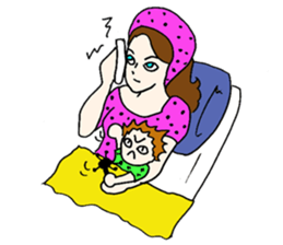 Tsundere mom2 sticker #6415694