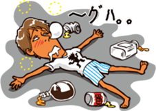 Wah Man of the world . sticker #6416067