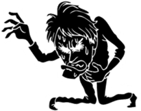 Wah Man of the world . sticker #6416074