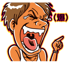 Wah Man of the world . sticker #6416077