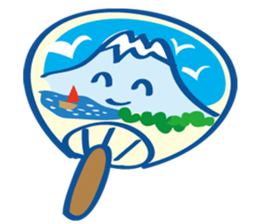 Four seasons of Fujiyama Boy (summer) sticker #6416171