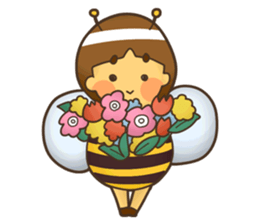 HONEY BEE & VESPA sticker #6416666