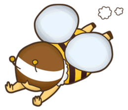 HONEY BEE & VESPA sticker #6416667