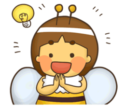 HONEY BEE & VESPA sticker #6416672