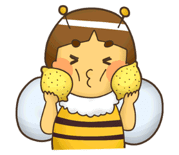 HONEY BEE & VESPA sticker #6416676