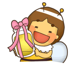 HONEY BEE & VESPA sticker #6416677