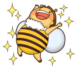 HONEY BEE & VESPA sticker #6416678