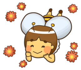 HONEY BEE & VESPA sticker #6416679