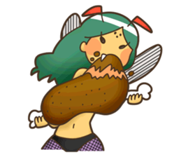 HONEY BEE & VESPA sticker #6416689