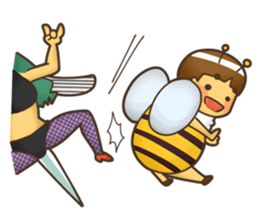 HONEY BEE & VESPA sticker #6416695
