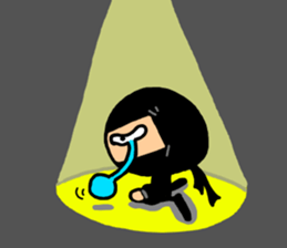 Ninja sticker-2 sticker #6417291