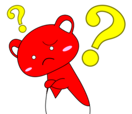 RED BEAR AKAKUMACHAN sticker #6417427