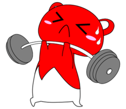 RED BEAR AKAKUMACHAN sticker #6417428