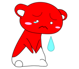 RED BEAR AKAKUMACHAN sticker #6417431