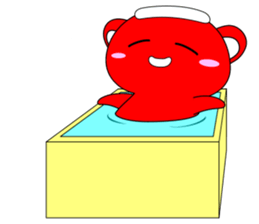 RED BEAR AKAKUMACHAN sticker #6417433