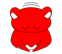 RED BEAR AKAKUMACHAN sticker #6417434