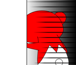 RED BEAR AKAKUMACHAN sticker #6417435