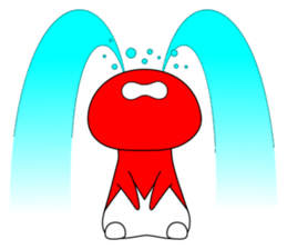 RED BEAR AKAKUMACHAN sticker #6417437