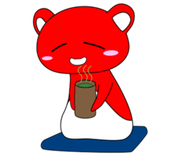 RED BEAR AKAKUMACHAN sticker #6417439