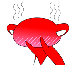 RED BEAR AKAKUMACHAN sticker #6417443