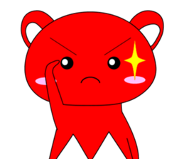 RED BEAR AKAKUMACHAN sticker #6417444