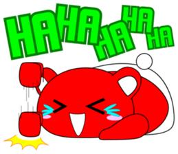 RED BEAR AKAKUMACHAN sticker #6417448