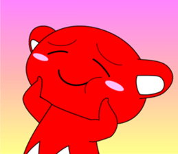 RED BEAR AKAKUMACHAN sticker #6417451
