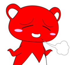 RED BEAR AKAKUMACHAN sticker #6417452