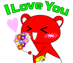 RED BEAR AKAKUMACHAN sticker #6417453