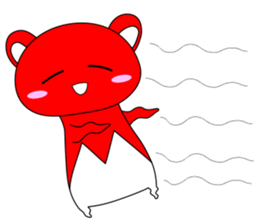 RED BEAR AKAKUMACHAN sticker #6417457