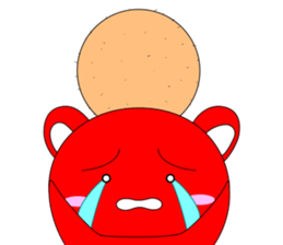 RED BEAR AKAKUMACHAN sticker #6417459