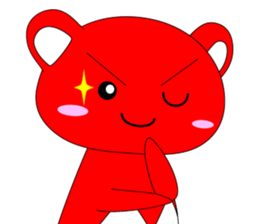 RED BEAR AKAKUMACHAN sticker #6417462