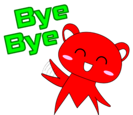 RED BEAR AKAKUMACHAN sticker #6417463