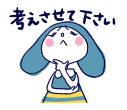 Happy girl and cat sticker #6417803