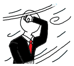 Gentleman3 sticker #6418085
