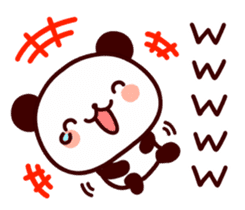 Feelings various panda-2 sticker #6418366