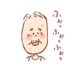 Elderly couple life sticker #6418394