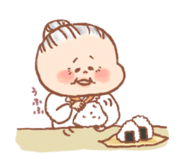 Elderly couple life sticker #6418396