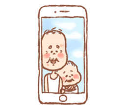 Elderly couple life sticker #6418405
