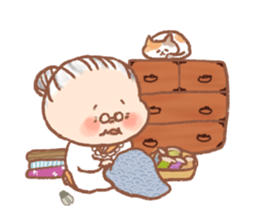 Elderly couple life sticker #6418424