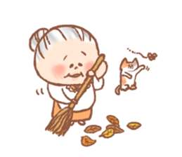 Elderly couple life sticker #6418426