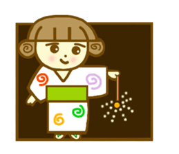 Summer sticker  Azuki chan sticker #6418434