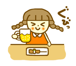 Summer sticker  Azuki chan sticker #6418442