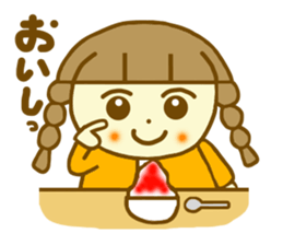 Summer sticker  Azuki chan sticker #6418444